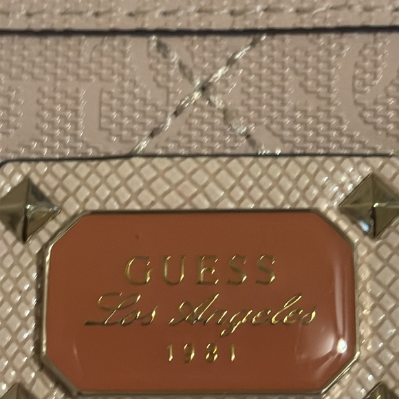 Guess Handbag and Wallet Los Angeles 1981 handbag and wallet ,topstitch fabric - Picture 13 of 16
